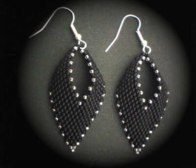 Tutorial Russian Leaf Earrings Beading Tutorials And Patterns