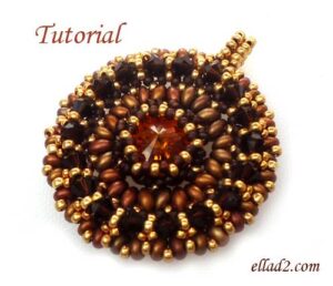 Beading Tutotials and Patterns - Ellad2 Beading Tutorial Sole Mio Pendant