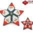 Schema di perline Ornamento di Babbo Natale di Ellad2