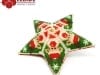 Rijgpatroon Rudolph the red nosed star ornament voon Ellad2