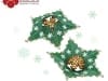Rijgpatroon Sneeuwvlok Kerstornament Ellad2