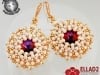 Bi-bo Earrings beading pattern by Ellad2