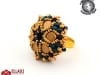 Honeycomb Flower Ring by Ellad2