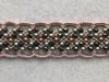 Maroon Bracelet beaded by Norma Shears Woolfson
