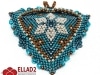 Beading pattern Trillium Triangle Pendant by Ellad2