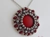 Beading pattern with o-beads Zoe pendant