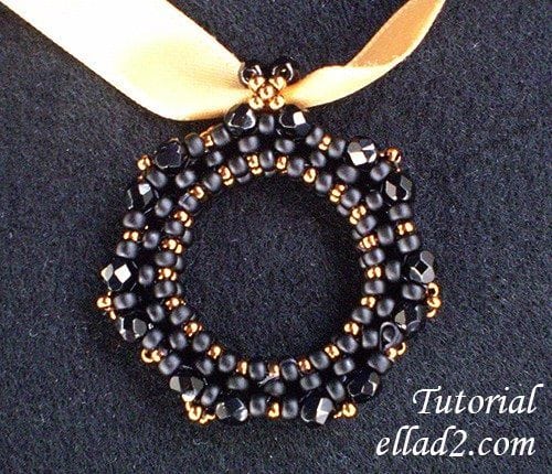 Beading-Tutorial-Elegant-black-pendant-by-Ellad2