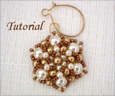 Beading Tutorial Pearly Flower