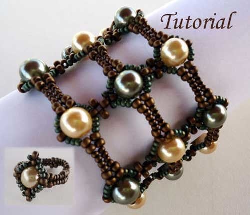 Beading-Tutorial-Pearly-Lace-Bracelet-and-Ring-by-ellad2