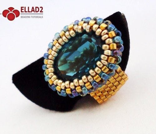 Beading-Tutorial-Indicolite-Oval-Ring-by-Ellad2