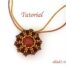 Beading Tutorial Medallion Pendant