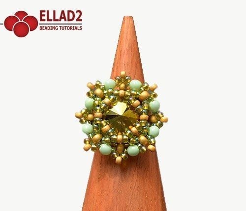 Nora Ring - Beading Patterns and Tutorials by Ellad2
