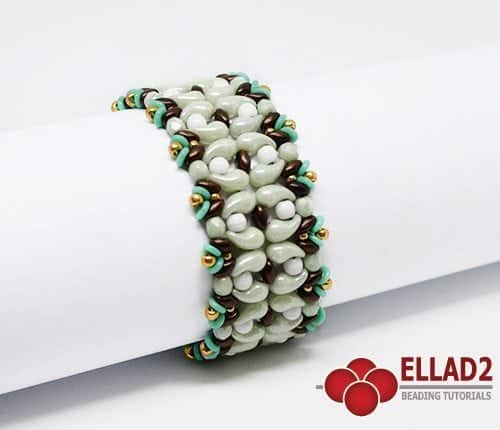 Beading Tutorial Moli Bracelet with Zoliduo beads by Ellad2