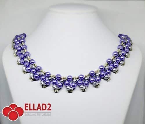 Beading Tutorial Prisha Necklace with Zoliduo beads by Ellad2