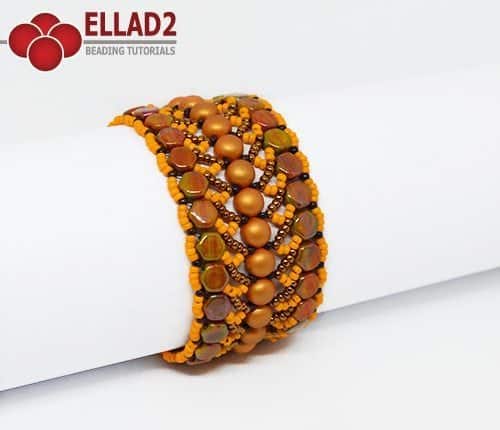 Beading tutorial Nebula Bracelet by Ellad2