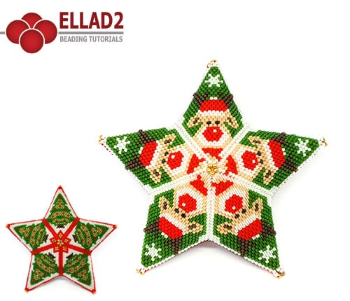 Beading Tutorial Rudolph the red-nosed star