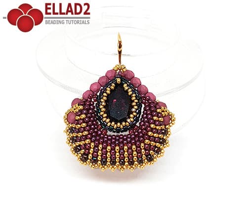 Beading Tutorial Dasha Earrings by Ellad2
