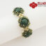 Beading Tutorial Dome Bracelet by Ellad2
