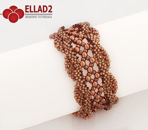 Beading-Tutorial-Valencia-Bracelet-with-Rounduo-Mini-beads-by-Ellad2