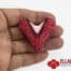 peyote stitch 3d heart